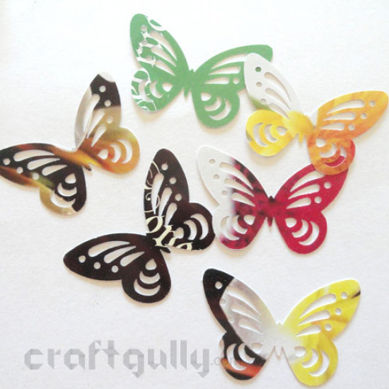 Paper Craft - Butterflies With Unique Prints 