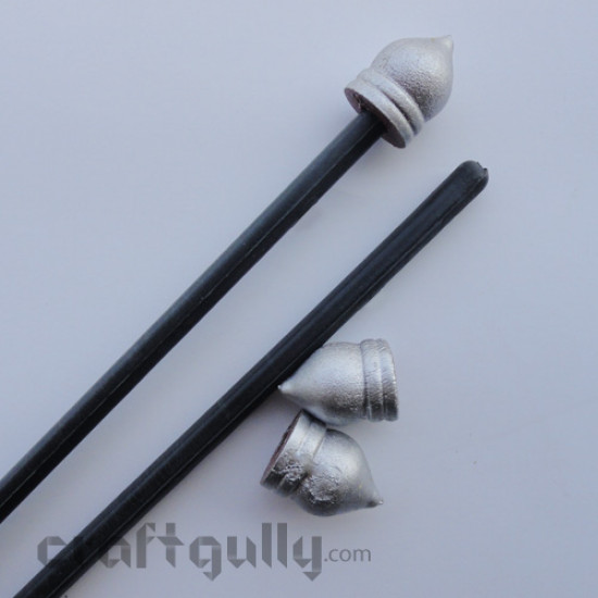 Scroll Sticks with Decorative Stoppers