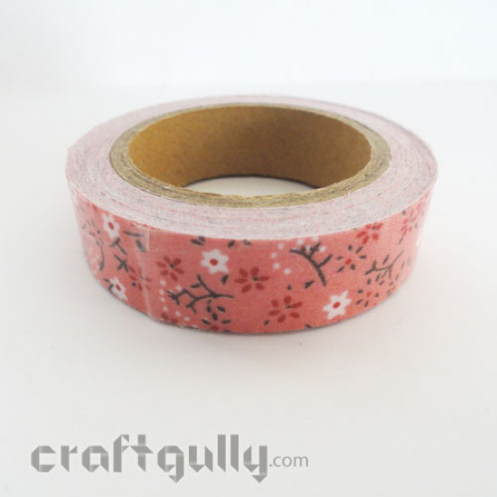 Fabric Tape #1 (Peach & Red)