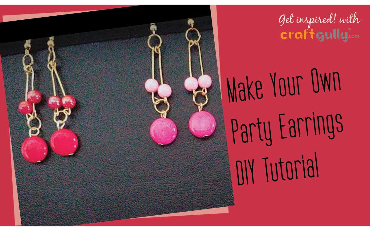 Make Your Own Party Earrings - A Photo Tutorial