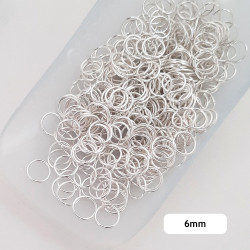 Dhruv Crafts Jump Rings for Jewelry Making, Jewelry Findings 8mm (100,  Silver & Gold) - Jump Rings for Jewelry Making, Jewelry Findings 8mm (100,  Silver & Gold) . shop for Dhruv Crafts