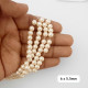 Glass Beads 6mm Pearl Finish - Ivory #2 - 1 String / 140 Beads