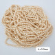 Glass Beads 6mm Pearl Finish - Ivory #2 - 1 String / 140 Beads