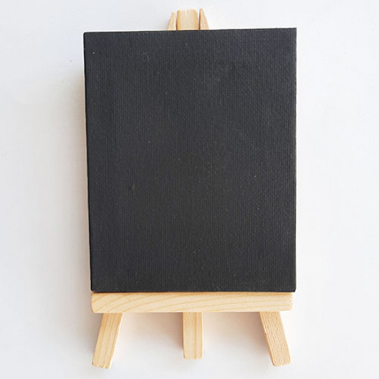 Mini Canvas And Easel Black Board – Eshwarshop
