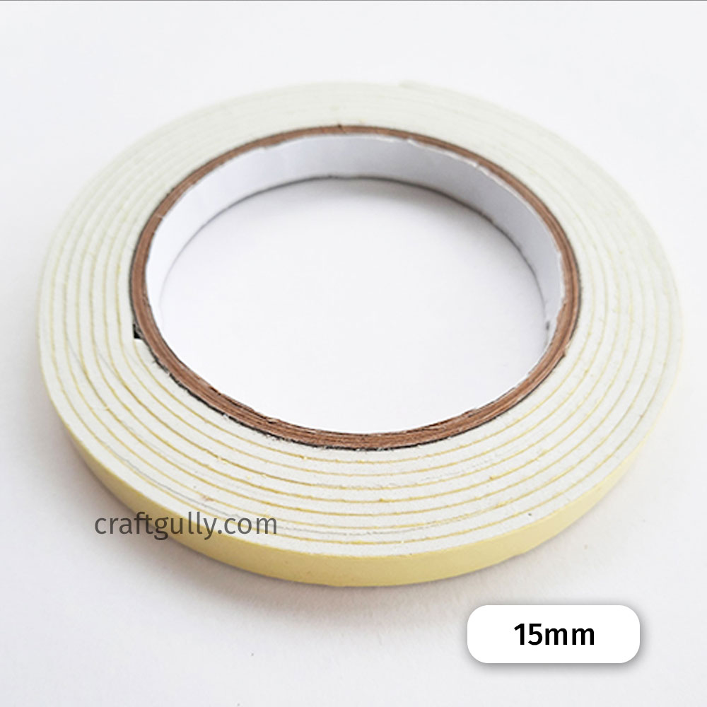 Buy 15mm Double Sided Foam Tape Online In India. Low Prices. Premium ...