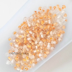 8378pcs 3mm Glass Seed Beads Flat Clay Beads for Jewelry Making