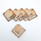 Earring Base #34 MDF - 39mm Square - Pack Of 6