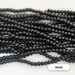 Buy 6mm Off White Pearl Finish Glass Beads Online. COD. Low Prices