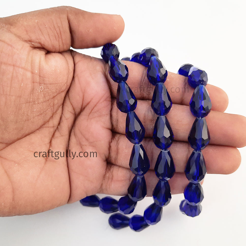 Drop Lead Free Glass Crystal Beads, Size: 14mm at Rs 350/piece in Mumbai
