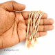 Rakhi Threads With Tassels - Cream - 12 Threads