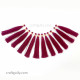 Tassels #11 - 75mm Burgundy - 12 Tassels