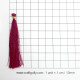 Tassels #11 - 75mm Burgundy - 12 Tassels