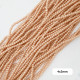 Glass Beads 4mm Pearl Finish - Champagne - 1 String / 200 Beads