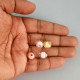Acrylic Beads 10mm Round - Bead In Bead Assorted - 36 Beads