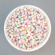 Acrylic Beads 7mm Disc Smiley - Assorted - 140 Beads