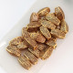 Acrylic Beads 16mm Pipe Design #23 - Antique Gold - 30 Beads