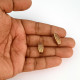 Acrylic Beads 16mm Pipe Design #23 - Antique Gold - 30 Beads