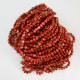 Mottled Glass Beads 8mm - Dark Red - 1 String / 100 Beads