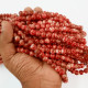 Mottled Glass Beads 8mm - Dark Red - 1 String / 100 Beads