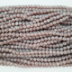 Mottled Glass Beads 8mm - Light Brown - 1 String / 100 Beads