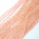 Glass Beads 8mm Cone Faceted - Trans. Pale Pink - 1 String / 50 Beads