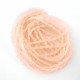 Glass Beads 8mm Cone Faceted - Blush Pink - 1 String / 50 Beads