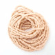 Glass Beads 8mm Cone Faceted - Rose Beige - 1 String / 50 Beads