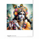 Decoupage Papers A4 - Krishna Series #2 - 100gsm - 4 Sheets