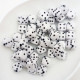 Acrylic Beads 8mm Dice - White - 45 beads