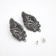 Earring Studs Design #31 - Antique Silver - 1 Pair