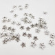 Bead Caps #24 - 8mm Silver Finish - 55 Bead Caps