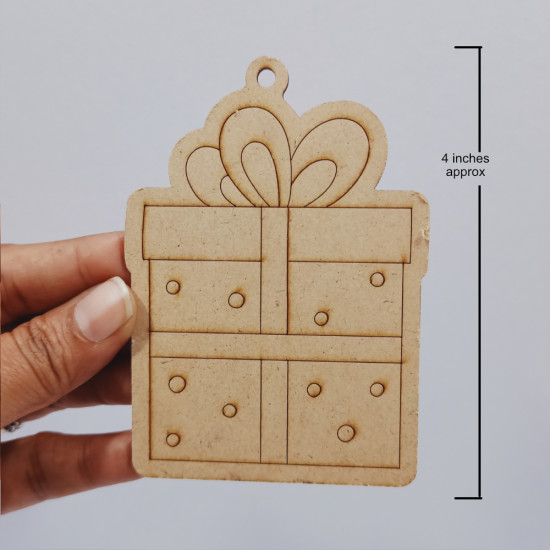 Pre Marked MDF Shapes #5 - Gift - 1 Piece