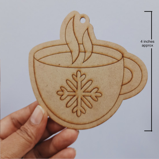 Pre Marked MDF Shapes #12 - Hot Chocolate - 1 Piece