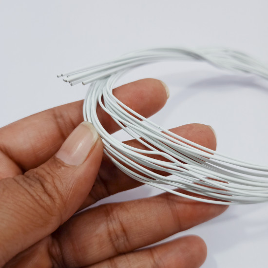 Craft Wire 19g - White 31inches - 10 Wires