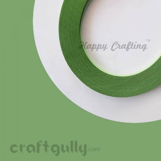 Quilling Strips 1mm Pear Green - 17Inch - 100 Strips