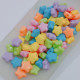 Acrylic Beads 10mm Star - Assorted - 78 Beads