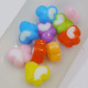 Acrylic Beads 17mm Butterfly - Assorted - 10 Beads