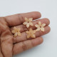 Acrylic Beads 18mm Flower #29 - Peach - 20 gms / 92 Beads