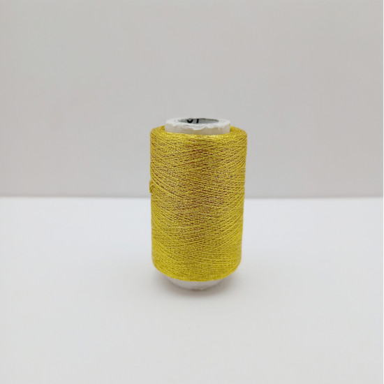 Embroidery Thread 150/2 Denier - Golden Zari - 1 Roll