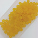 Acrylic Beads 6mm Round Frosted - Golden Yellow - 20gms / 180 Beads