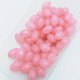 Acrylic Beads 12mm Oval Faceted - Pastel Baby Pink - 20gms / 50 Beads