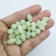 Acrylic Beads 12mm Oval Faceted - Tea Green - 20gms / 50 Beads