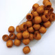 Acrylic Beads 13mm Drum Faceted - Ochre - 50 Beads