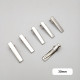 Alligator Hair Clips 30mm - Silver Finish - 6 Clips