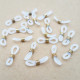 Spectacle Loops 20mm - White - 20 loops