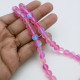 Aura Glass Beads 8mm - Frosted Dual Pink With Lustre - 1 String / 45 Beads