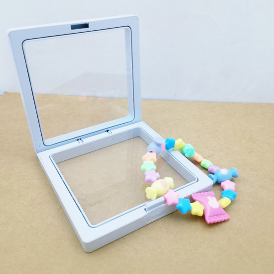 Floating Display Case 3.5 inches - White - 1 Piece