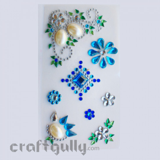 Jewelled Embellishments  #1 - Blue