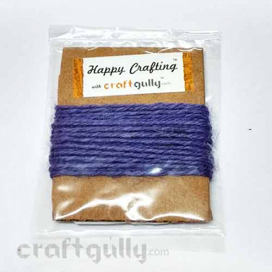 String Jute 2mm - Purple - 9 Feet