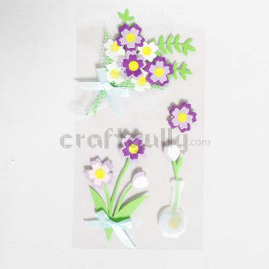 Paper 3D Stickers - Bouquet